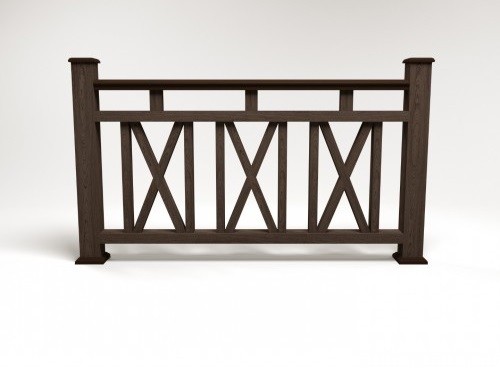 Ограждение из ДПК FG3 венге купить в Симферополe