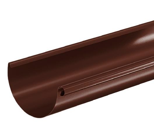 Водосток Aquasistem, система 125x90 - Водосточный желоб 3.00м RAL 8017 Коричневый купить в Симферополe