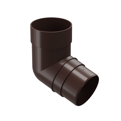 Колено 72˚ Docke Premium ПВХ - Шоколад