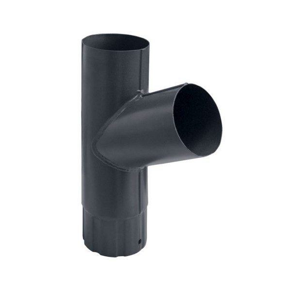 Водосток Grand Line 125x90 – Тройник RAL 7024 купить в Симферополe