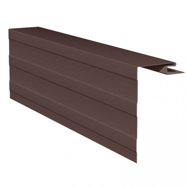 Приоконная планка (околооконный профиль) для сайдинга, коричневый купить в Симферополe