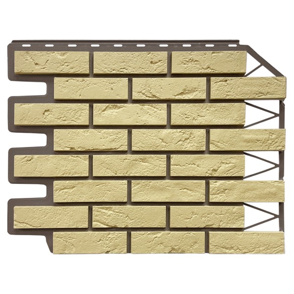 Фасадная панель FineBer, Кирпич Баварский, Песочный купить в Симферополe