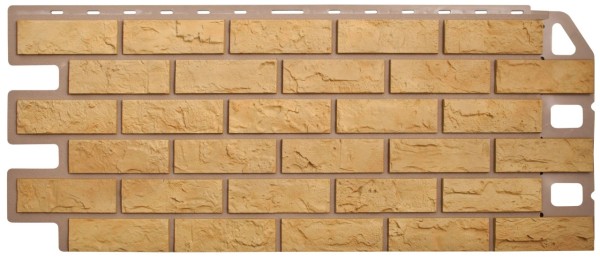 Фасадная панель Цокольный сайдинг Альта-профиль - коллекция "кирпич", кирпич желтый купить в Симферополe