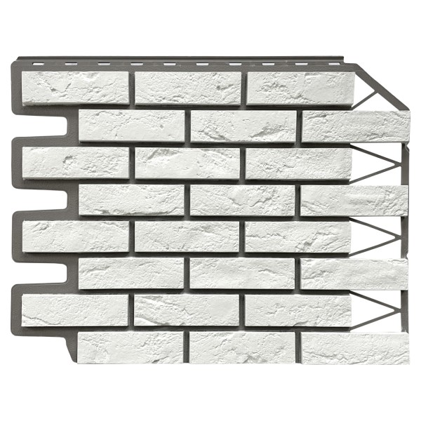 Фасадная панель FineBer, Кирпич Баварский, Белый купить в Симферополe