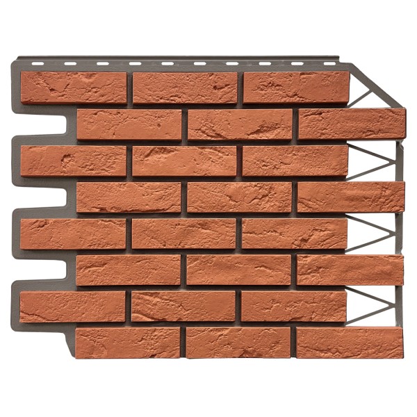 Фасадная панель FineBer, Кирпич Баварский, Терракотовый купить в Симферополe