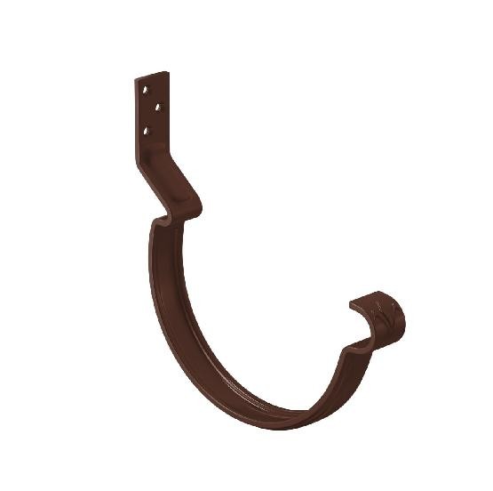 Водосток Aquasistem, система 125x90 - Крюк крепления желоба короткий RAL 8017 Коричневый купить в Симферополe