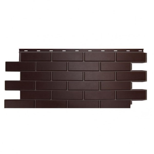 Фасадная панель Nordside, Гладкий Кирпич, Темно-коричневый купить в Симферополe