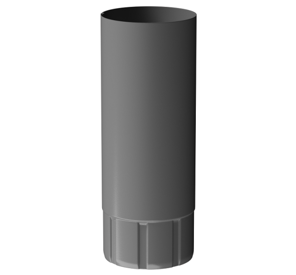 Труба водосточная 3 м D90 Döcke STAL PREMIUM Графит, (RAL 7024) купить в Симферополe