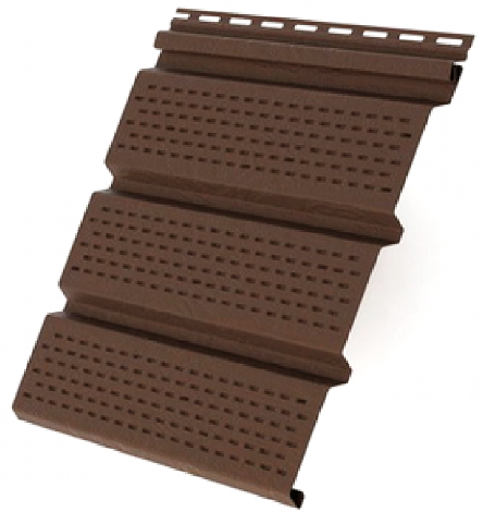 Софит полностью перфорированный, коричневый купить в Симферополe