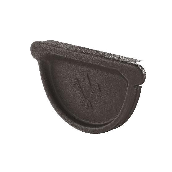 Водосток Aquasistem, Система 150/100 - Заглушка универсальная с резиновым уплотнителем RR 32 Тёмно-коричневый matt купить в Симферополe