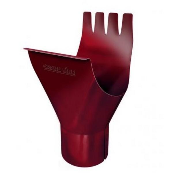 Водосток Grand Line 125x90 – Воронка желоба RAL 3005 купить в Симферополe