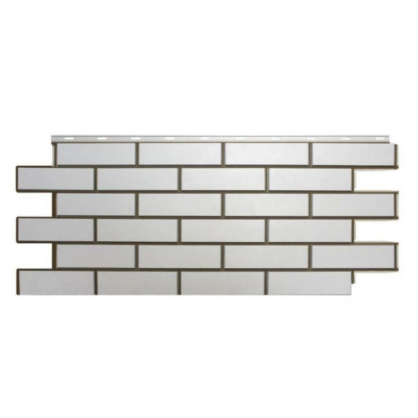 Фасадная панель Nordside, Гладкий Кирпич, Белый купить в Симферополe