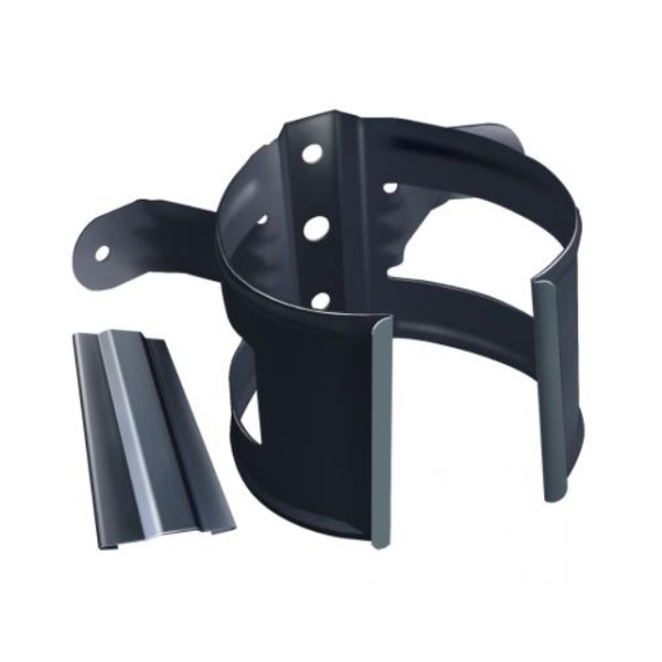 Водосток Grand Line 125x90 – Хомут трубы (на дерево) RAL 7024 купить в Симферополe