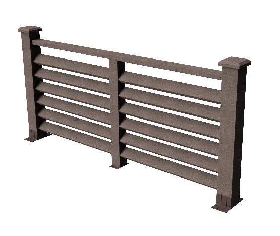 Ограждения декоративное ДПК GRINDERDECO Босфор венге купить в Симферополe