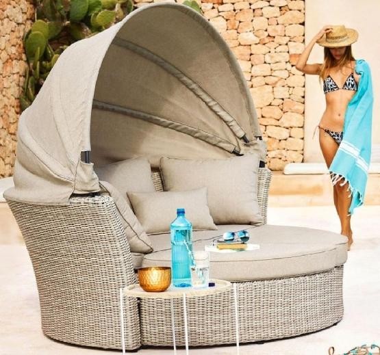 Диван-Трансформер AFINA плетеный из иск. ротанга AFM-325 Beige купить в Симферополe