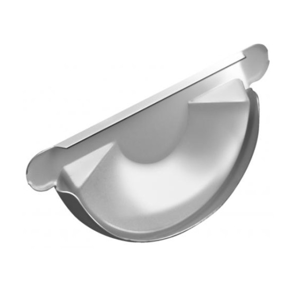 Водосток Grand Line 150x100 – Заглушка желоба RAL 9003 купить в Симферополe