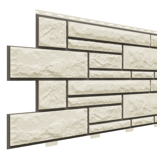Фасадная панель Доломит, Брусчатка Доломит Слоновая кость (3м) купить в Симферополe
