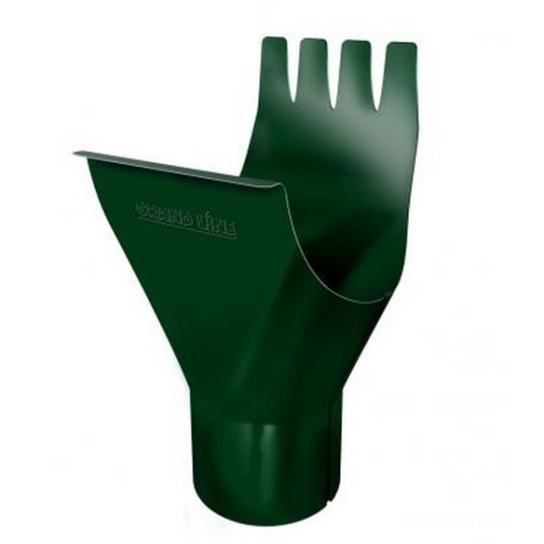 Водосток Grand Line 125x90 – Воронка желоба RAL 6005 купить в Симферополe