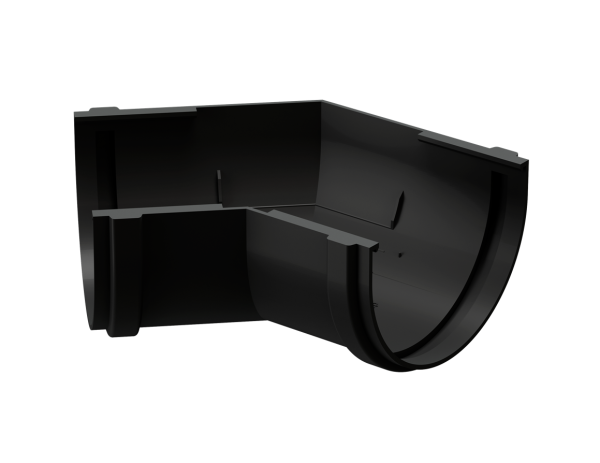 Угол желоба универсал 135˚ Docke Premium ПВХ - Карбон купить в Симферополe