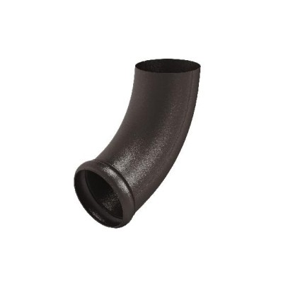 Водосток Aquasistem, Система 150/100 - Отвод трубы декорированный RR 32 Тёмно-коричневый matt