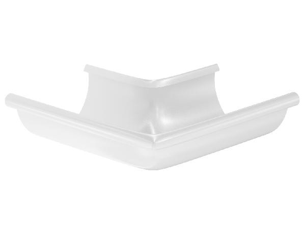 Водосток Aquasistem, система 150x100 - Угол желоба, наружный 90° RR 20 Мраморно-белый купить в Симферополe