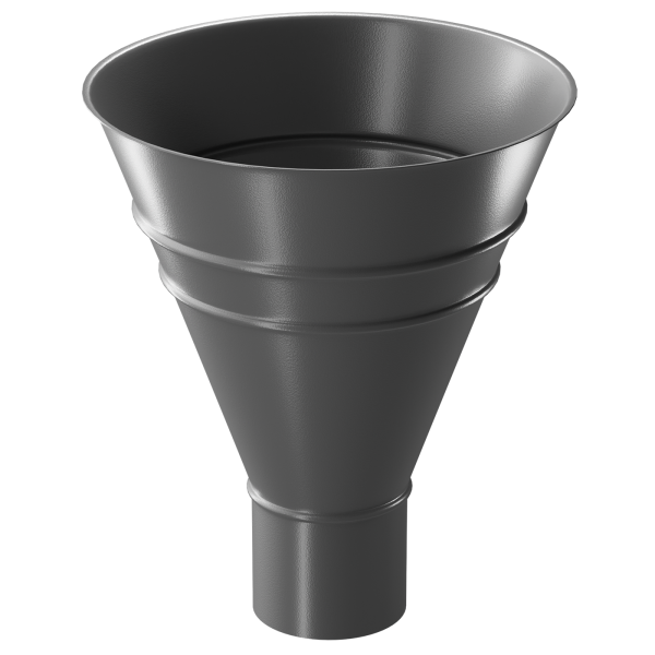 Воронка водосборная Döcke STAL PREMIUM, Графит купить в Симферополe