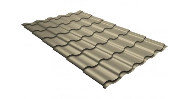 Металлочерепица кредо 0,5 Satin RAL 1015 светлая слоновая кость купить в Симферополe