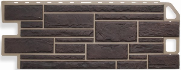 Цокольный сайдинг альта-профиль - коллекция "камень", жжёный купить в Симферополe