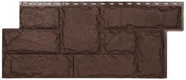 Фасадная панель T-Сайдинг-МАРСЕЛЬ ЭКО-1 Браун купить в Симферополe