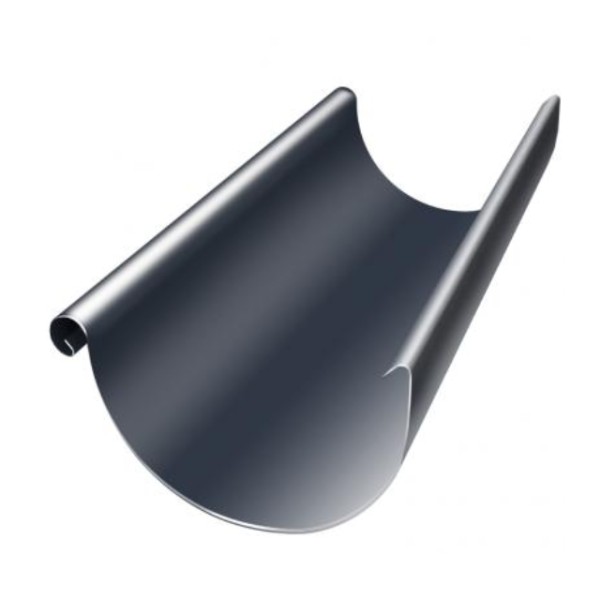 Водосток Grand Line 150x100 – Полукруглый желоб 3 метра RAL 7024 купить в Симферополe