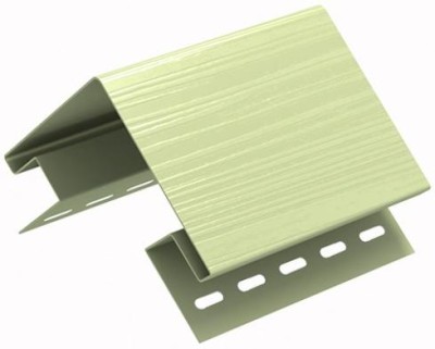 Наружный угол Ю-пласт зелёный