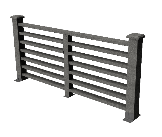 Ограждения декоративное ДПК GRINDERDECO Марсело серый базальт купить в Симферополe