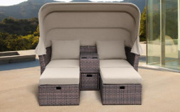 Комплект мебели AFINA плетеной из иск. ротанга AFM-330B Brown