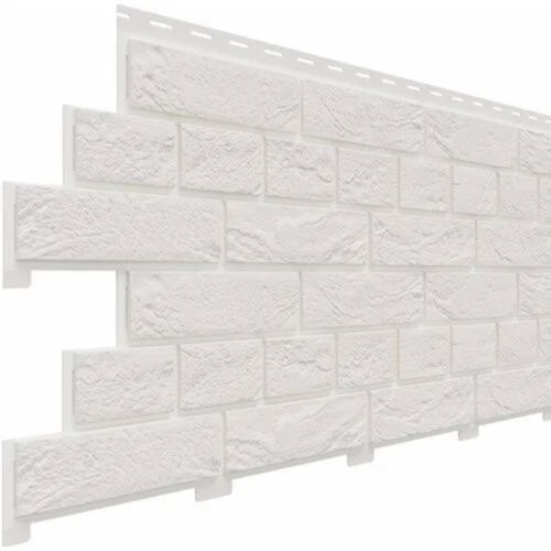 Фасадная панель Доломит Кирпич Славянка Белоснежный купить в Симферополe