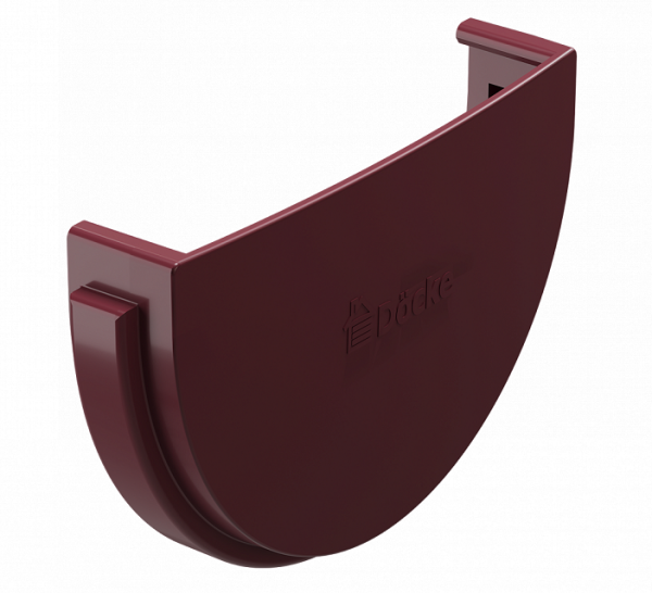 Заглушка желоба ПВХ Docke STANDART красный купить в Симферополe