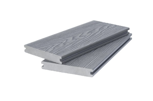 Доска террасная 3D фактура дерева POLIVAN GROUP двухсторонняя полнотелая SINGARAJA серый купить в Симферополe