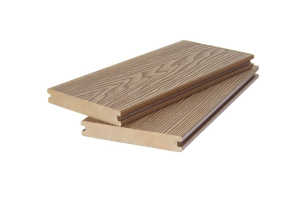 Доска террасная 3D фактура дерева POLIVAN GROUP двухсторонняя полнотелая SINGARAJA песочный купить в Симферополe