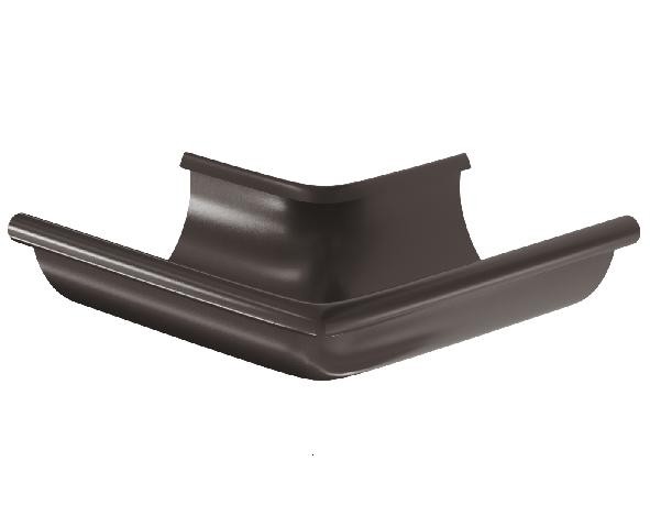 Водосток Aquasistem, система 150/100 - Угол желоба, наружный 90° RR 32 Тёмно-Коричневый купить в Симферополe