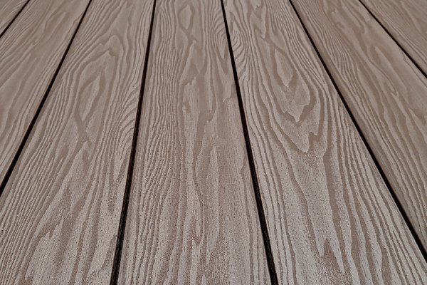 Террасная доска из ДПК Terrapol Смарт 3D Полнотелая с пазом Тик Киото купить в Симферополe