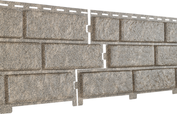 Фасадная панель Ю-Пласт Стоун Хаус Кирпич Бежевый купить в Симферополe