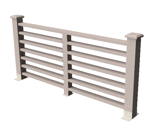 Ограждения декоративное ДПК GRINDERDECO Марсело выбеленый дуб купить в Симферополe