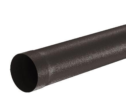 Водосток Aquasistem, Система 150/100 - Труба водосточная 3.00м RR 32 Тёмно-коричневый matt купить в Симферополe