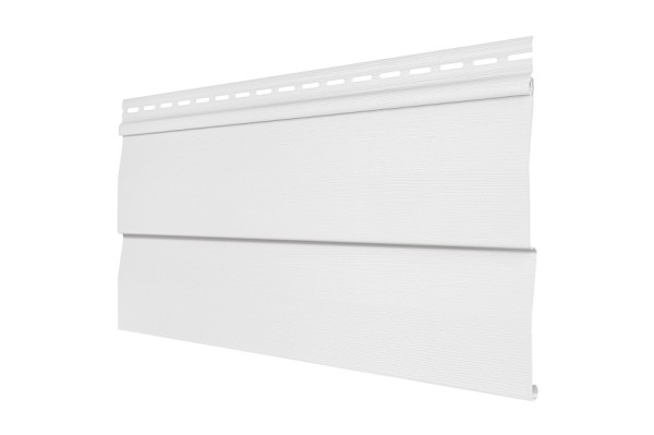 Виниловый сайдинг Tecos - корабельный брус, белый купить в Симферополe