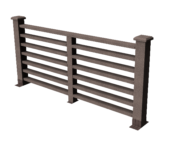 Ограждения декоративное ДПК GRINDERDECO Марсело венге купить в Симферополe