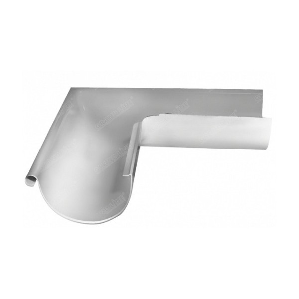 Водосток Grand Line 150x100 – Угол наружный 90° RAL 9003 купить в Симферополe