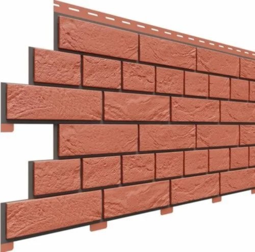 Фасадная панель Доломит Кирпич Славянка Красный купить в Симферополe