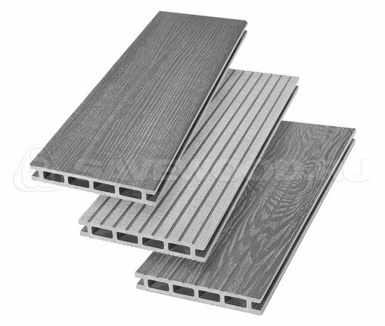 Террасная доска из ДПК SW Carpinus (R) — двухсторонняя пепельный купить в Симферополe