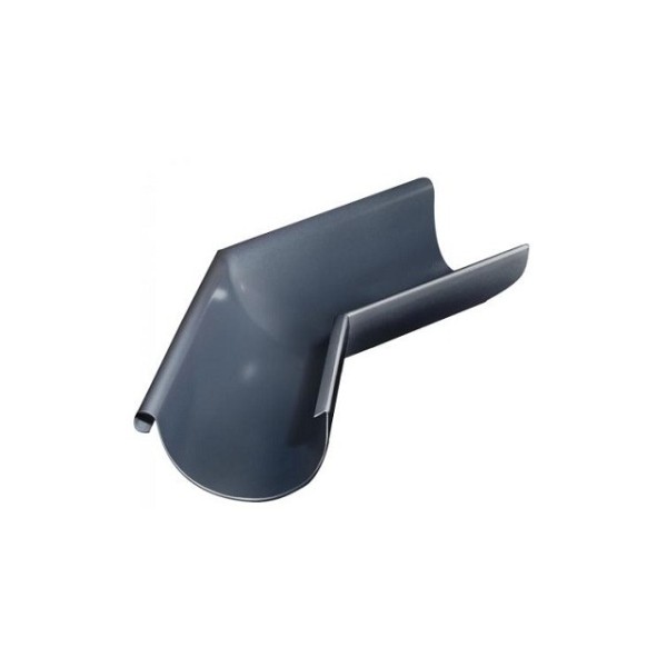 Водосток Grand Line 150x100 – Угол желоба наружный 135° RAL 7024 купить в Симферополe