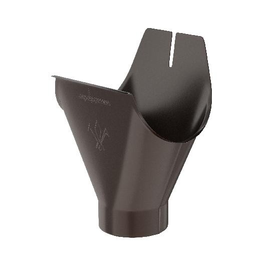 Водосток Aquasistem, система 125x90 - Воронка желоба RR 32 Тёмно-Коричневый купить в Симферополe