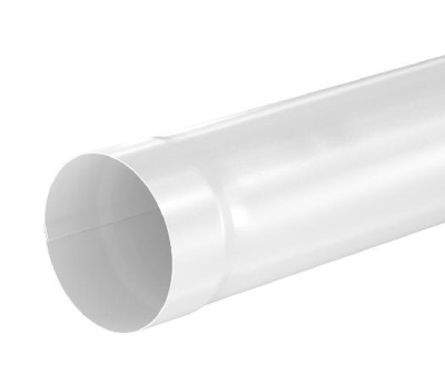 Водосток Aquasistem, система 125x90 - Труба водосточная 3.00м RAL 9003 Белый